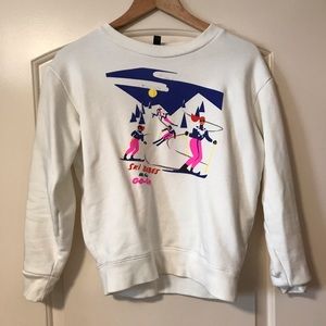 J. Crew Ski Banes To Go-Go sweatshirt